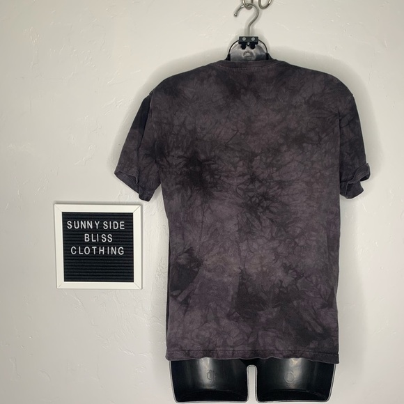 The Mountain Tie Dye Crewneck Short Sleeve Bacon Graphic Tee Size Small - Picture 3 of 4